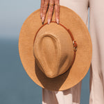 Chapeau De Paille Femme Beige Panema - Vitabohem