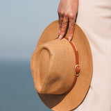 Chapeau De Paille Femme Beige Panema - Vitabohem