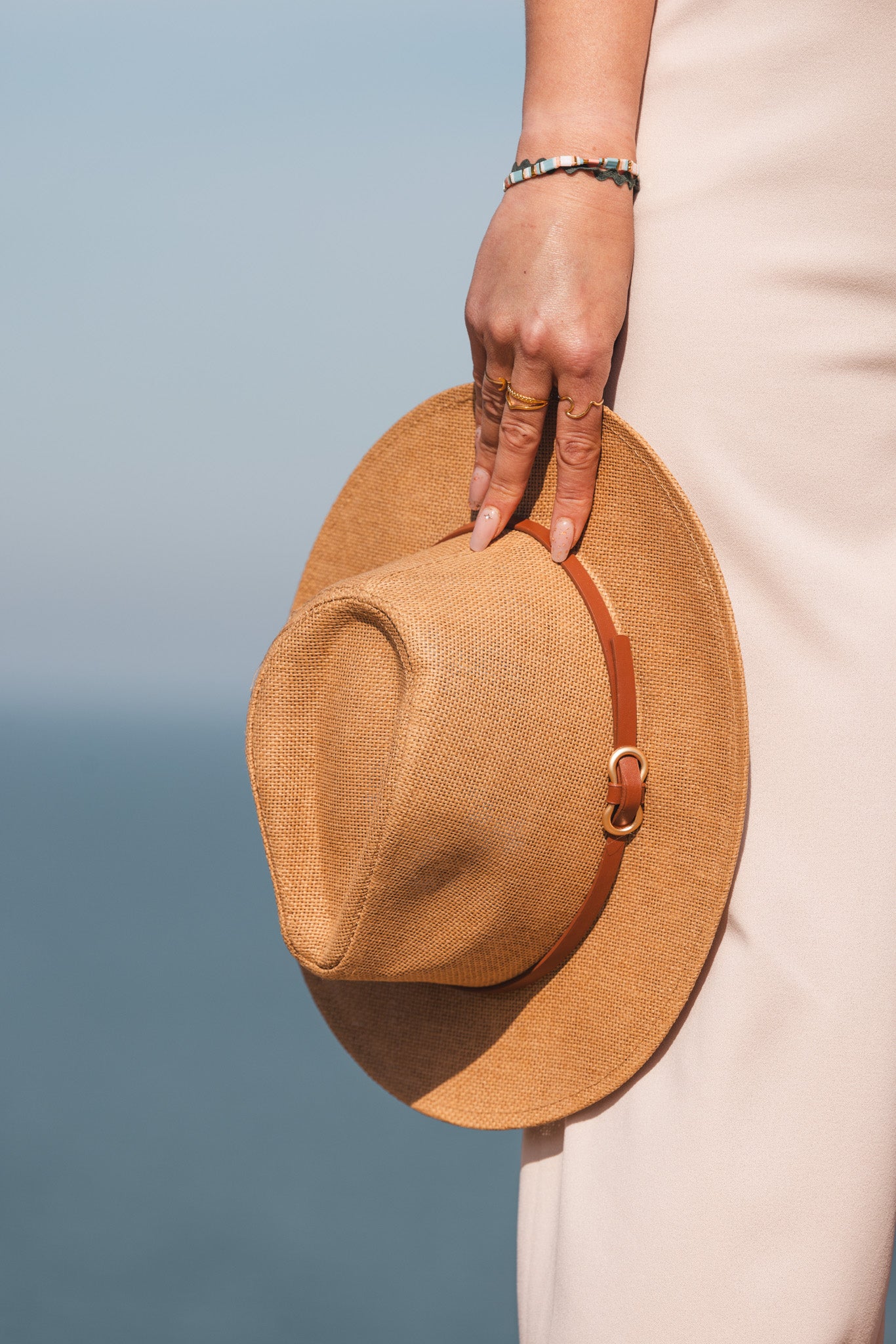 Chapeau De Paille Femme Beige Panema - Vitabohem