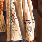 Veste Chemise Femme Blanche Santorini - Vitabohem
