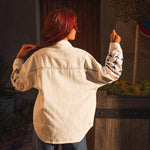 Veste Chemise Femme Blanche Santorini - Vitabohem