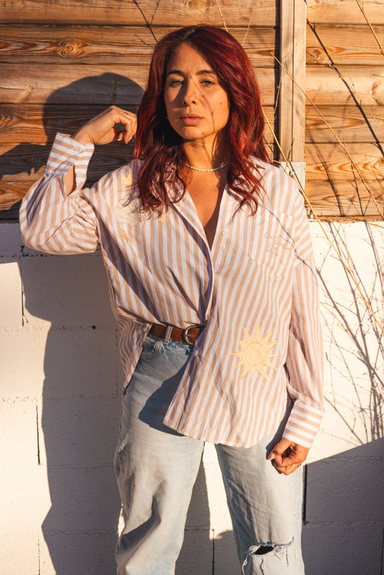 Chemise Femme Taupe Dolce Vita - Vitabohem