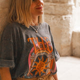 T-Shirt Femme Coloré "The Sun" - Vitabohem