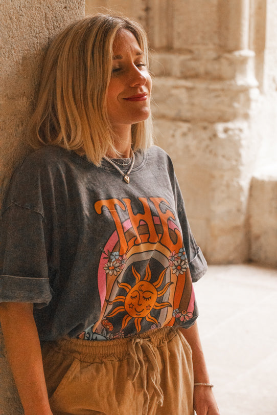 T-Shirt Femme Coloré "The Sun" - Vitabohem