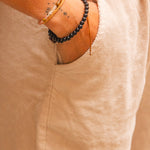 Pantalon Fluide Femme Beige - Vitabohem