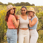 Crop Top Femme Beige en Crochet - Vitabohem