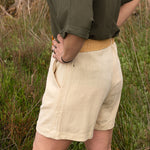 Short Femme Fluide Beige - Vitabohem