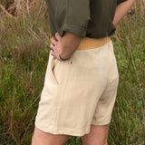 Short Femme Fluide Beige - Vitabohem